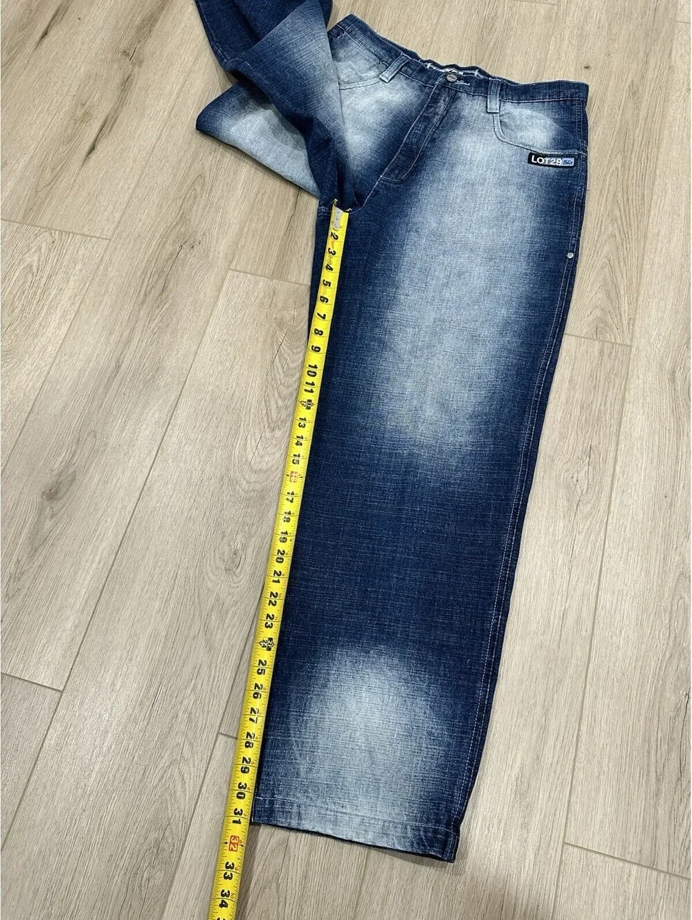 VTG Lot 29 Men's Jeans Size 34x31 Wide Leg Skater Y2K